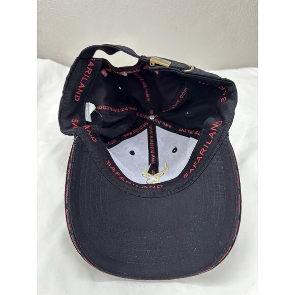 Safari Land Baseball Hat Safari Land Holsters Black Embroidered Logo Adjustable - Picture 3 of 7